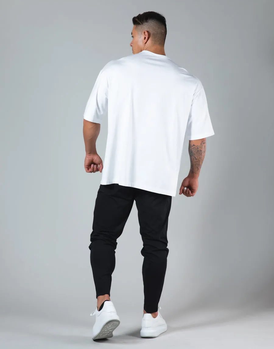 2Way Stone Patch Big T-Shirt "Wide Body" - White