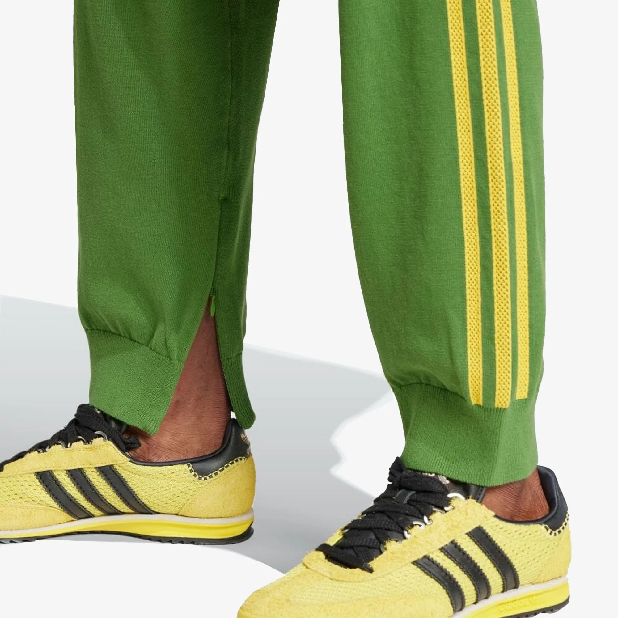 Adidas Originals | WALES BONNER NEW KNIT TRACK PANTS  { CREW GREEN