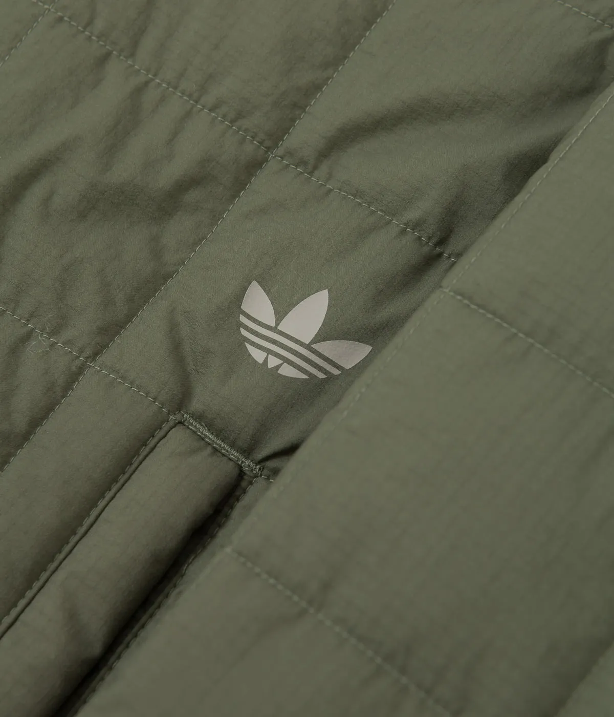 Adidas Quilted Jacket - Legacy Green / Feather Grey