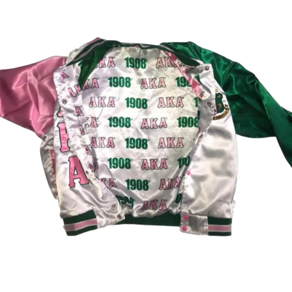 AKA Silk Baseball Jacket