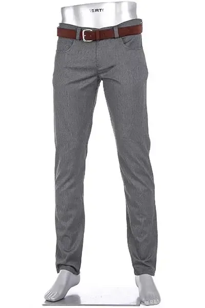 Alberto Regular Fit Pipe Ceramica Pant 1942, Grey