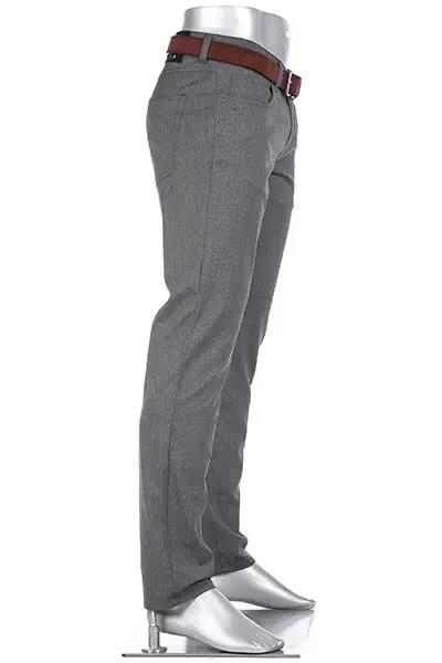 Alberto Regular Fit Pipe Ceramica Pant 1942, Grey