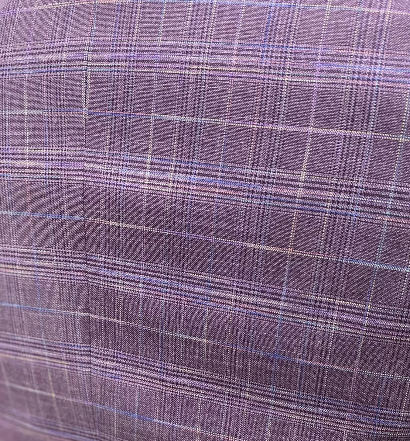 Angelo Rossi Check Modern Fit Suit - Lavender