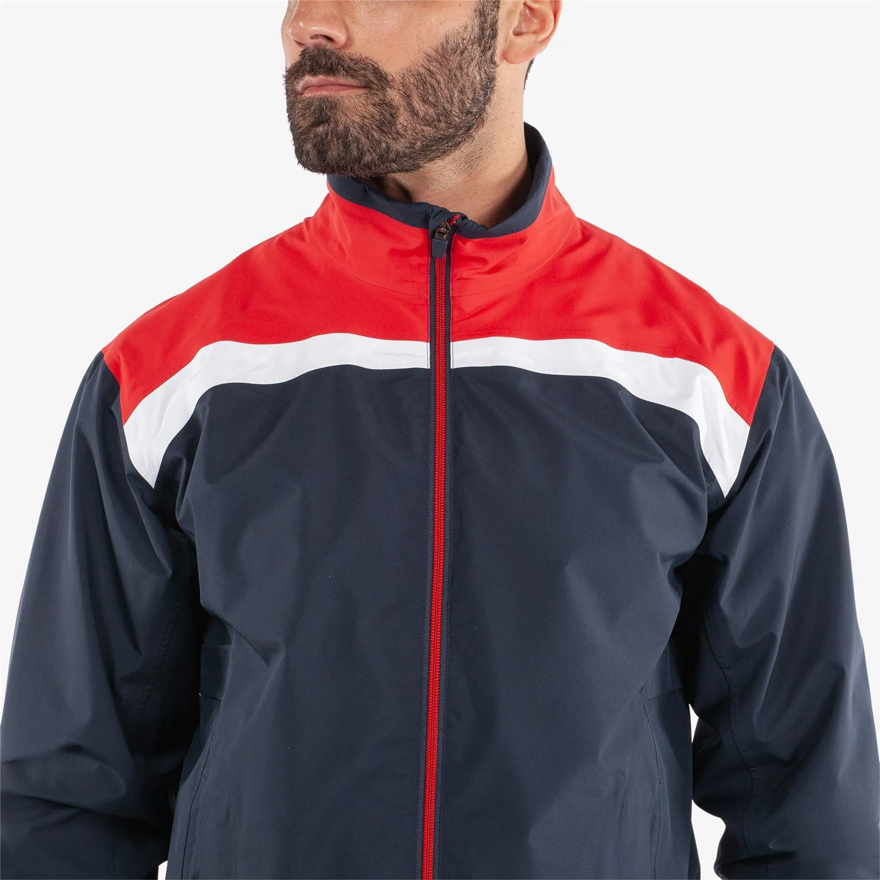 Anton GORE-TEX Waterproof Jacket Navy/Red - AW24