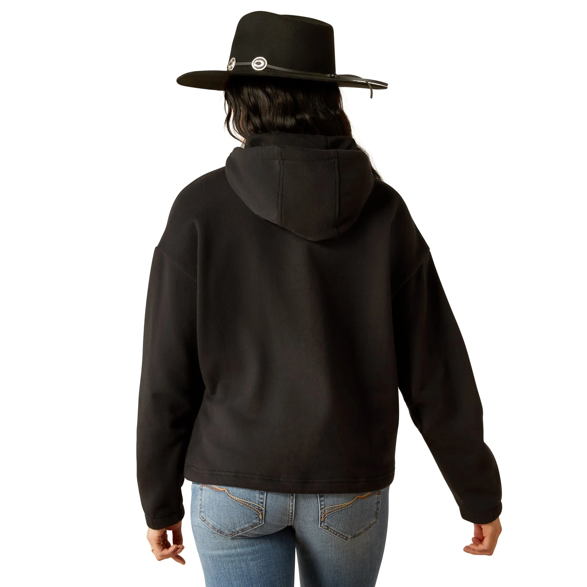 Ariat Ladies Essential Black Logo Hoodie 10052002