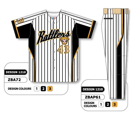 Athletic Knit Custom Sublimated Matching Baseball Uniform Set Design 1210