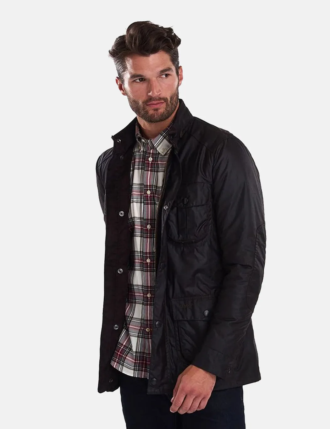 Barbour Corbridge Wax Jacket - Rustic Brown