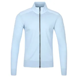 Belstaff Kelby Zip Cardigan in Sky Blue