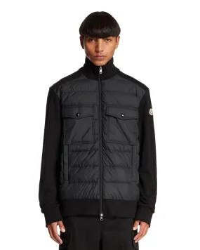 Black Padded Quilted Jacket