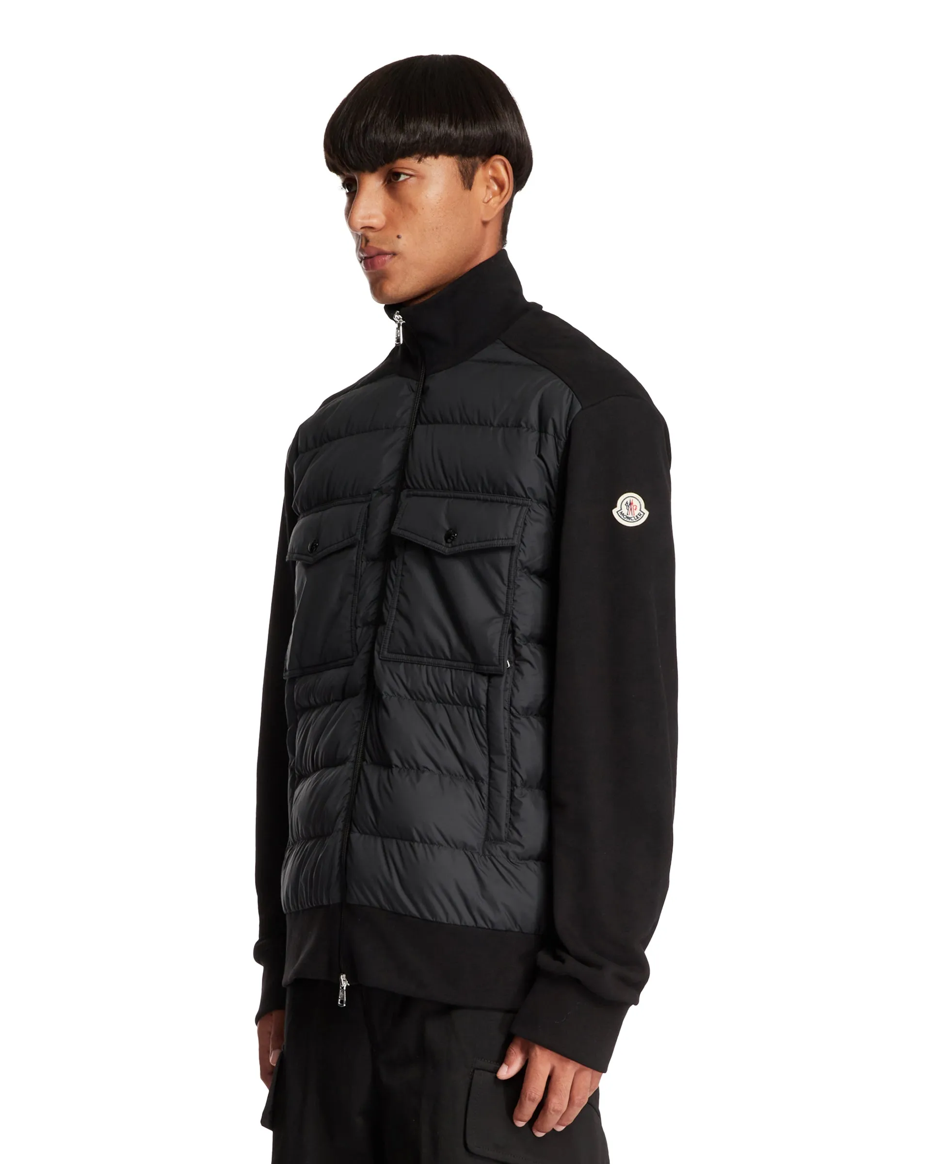 Black Padded Quilted Jacket