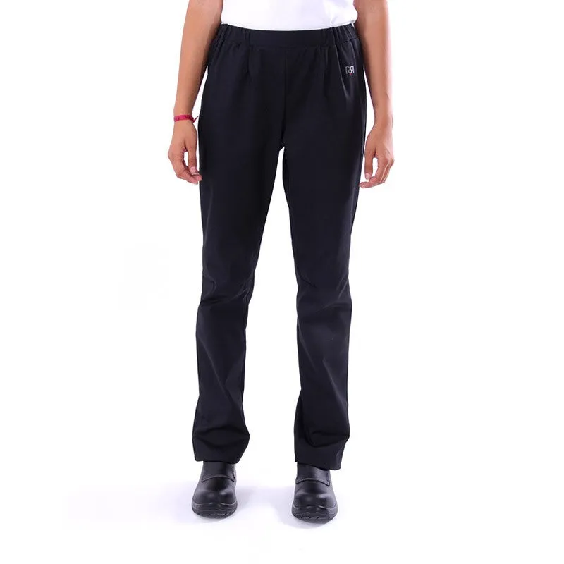 Black Rosace Women's Kitchen Trousers - ROBUR