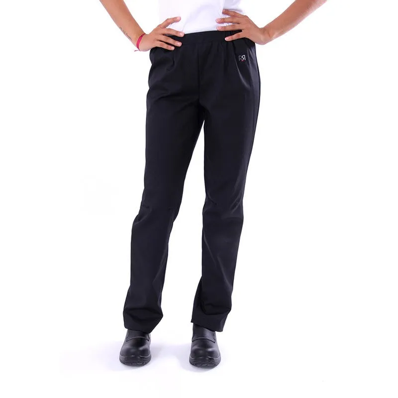 Black Rosace Women's Kitchen Trousers - ROBUR