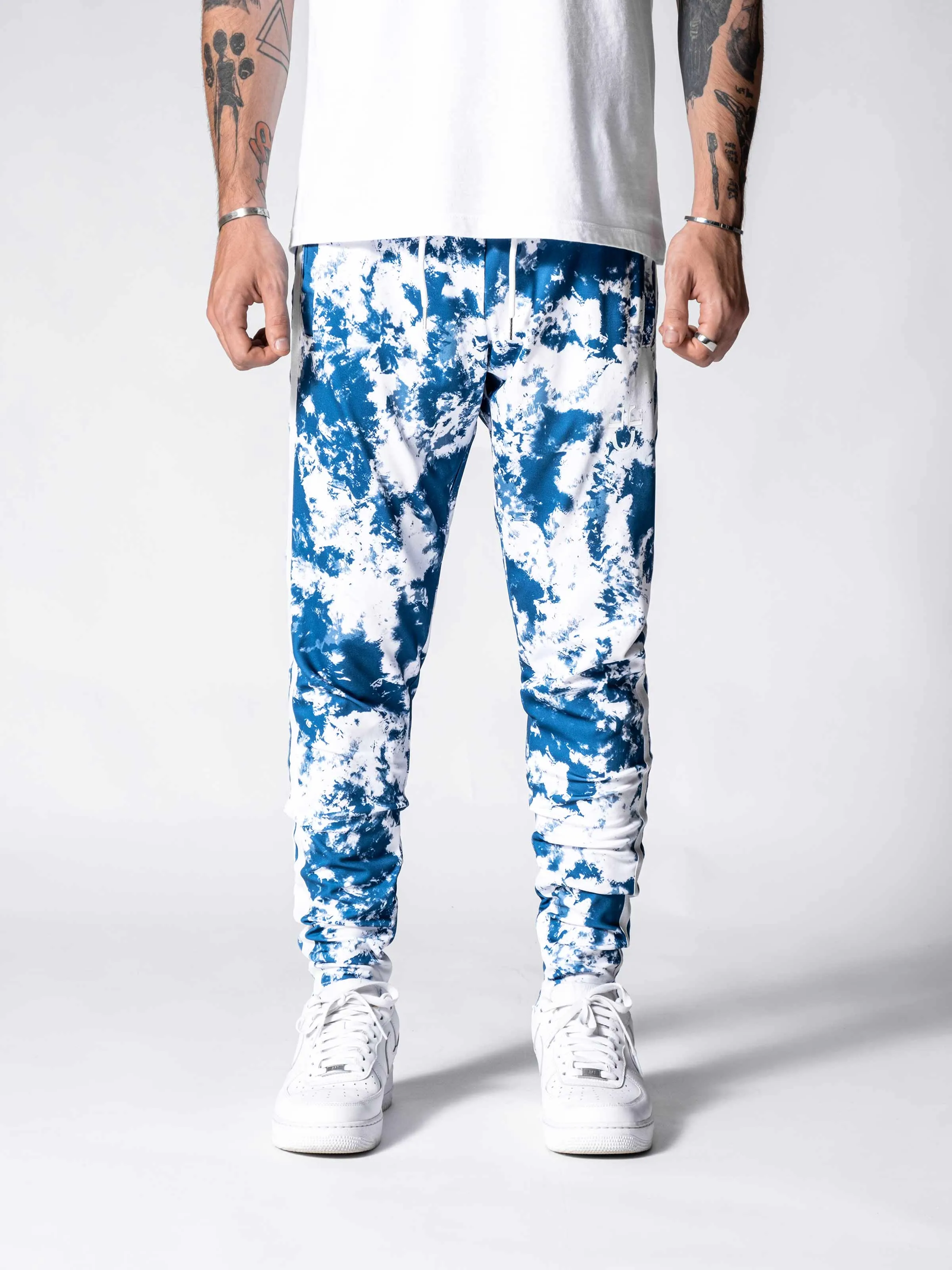 Bleached on Blue Sweatpants