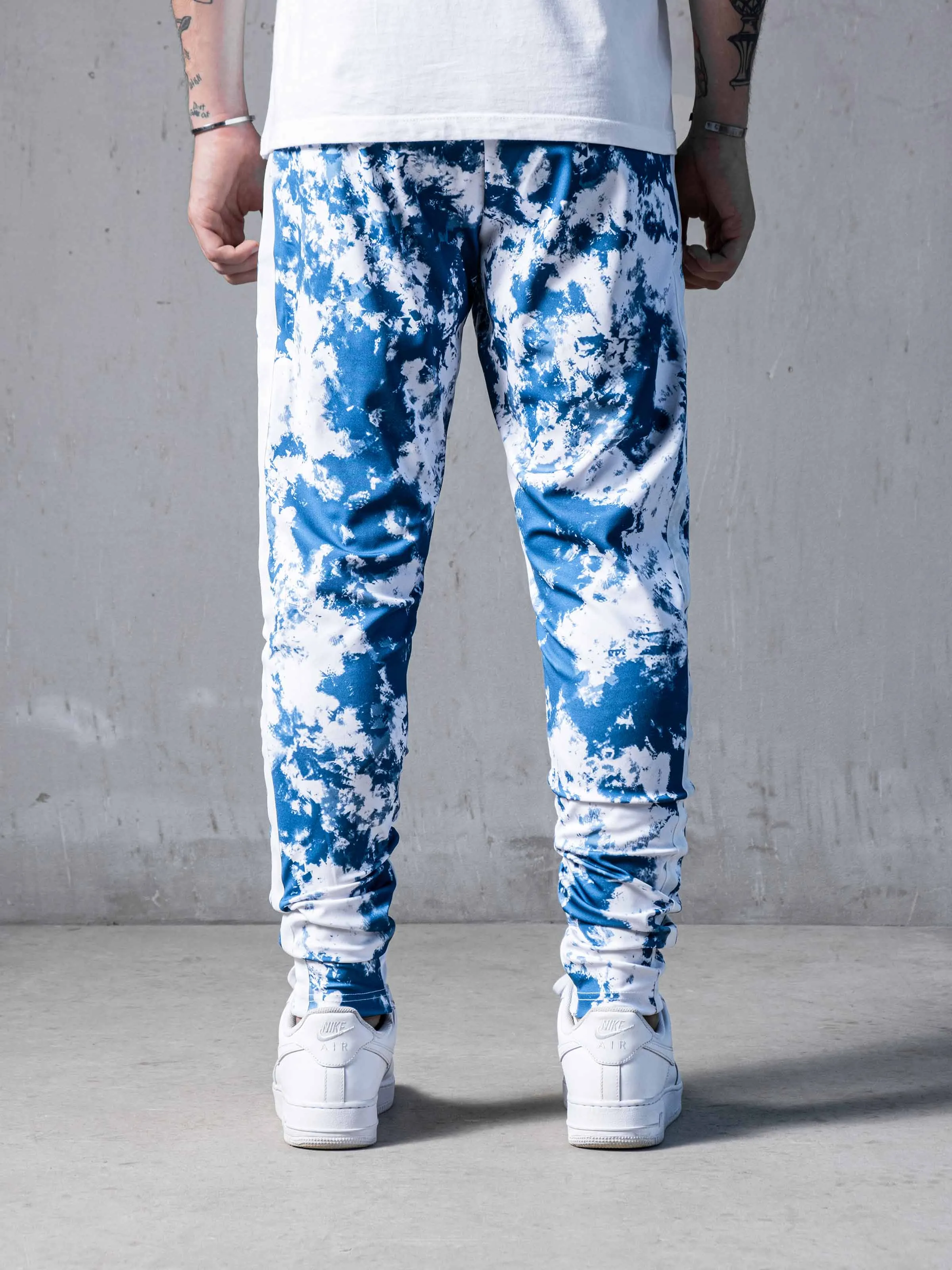 Bleached on Blue Sweatpants