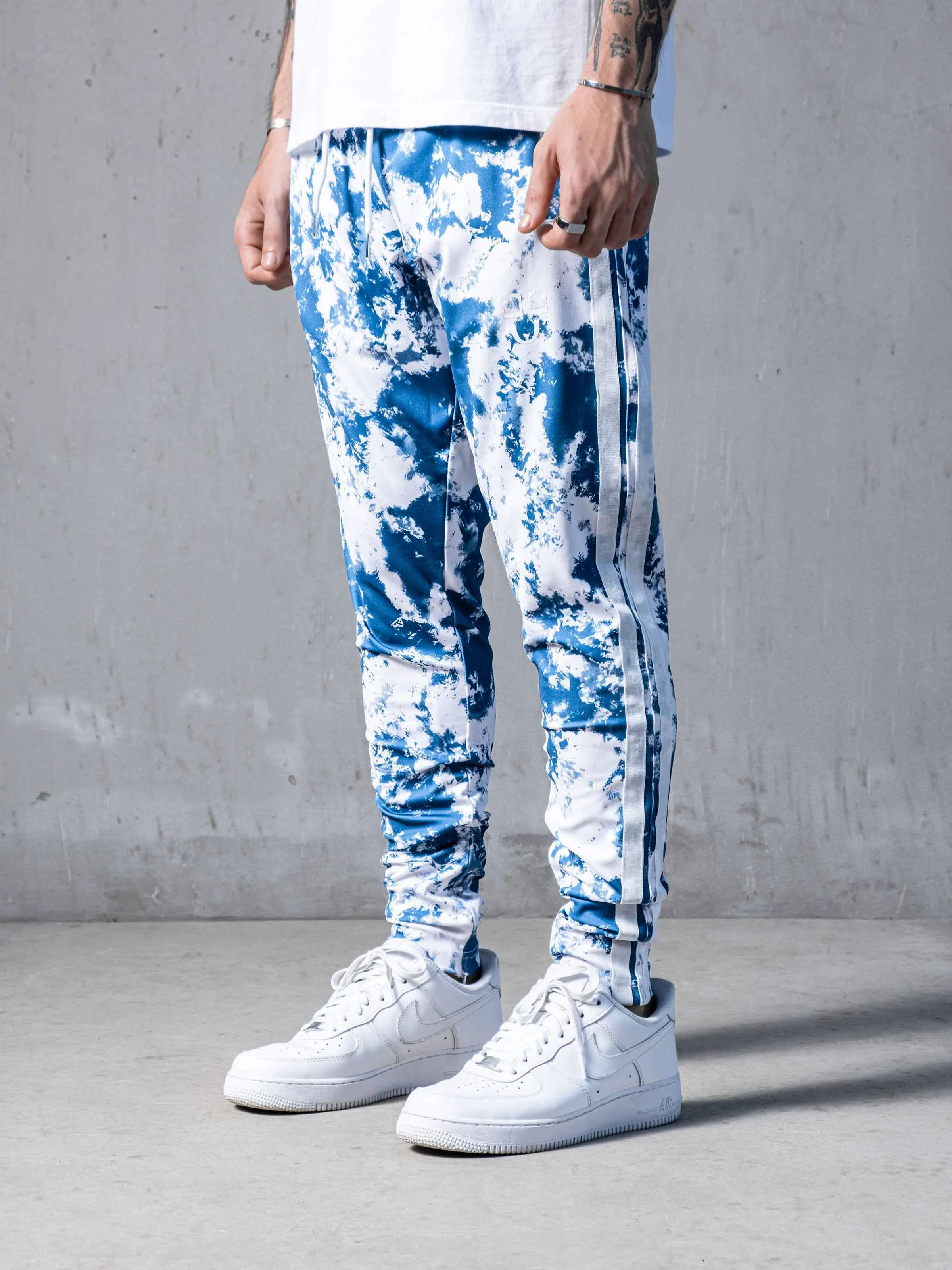 Bleached on Blue Sweatpants