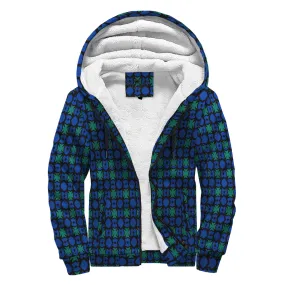 #blue/teal/blk JAXS N CROWN Sherpa Hoodie blue pattern