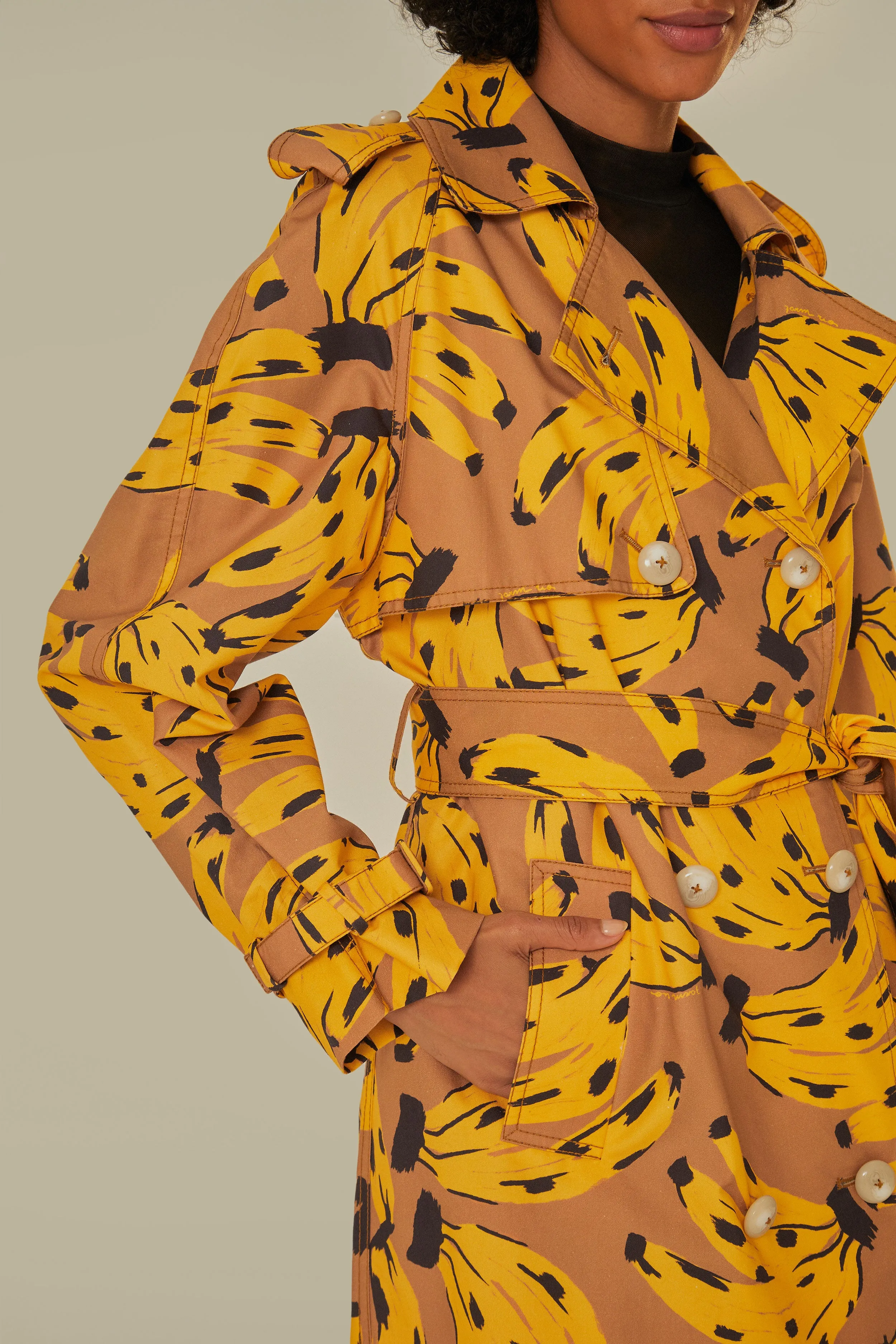 Bossa Banana Trench Coat