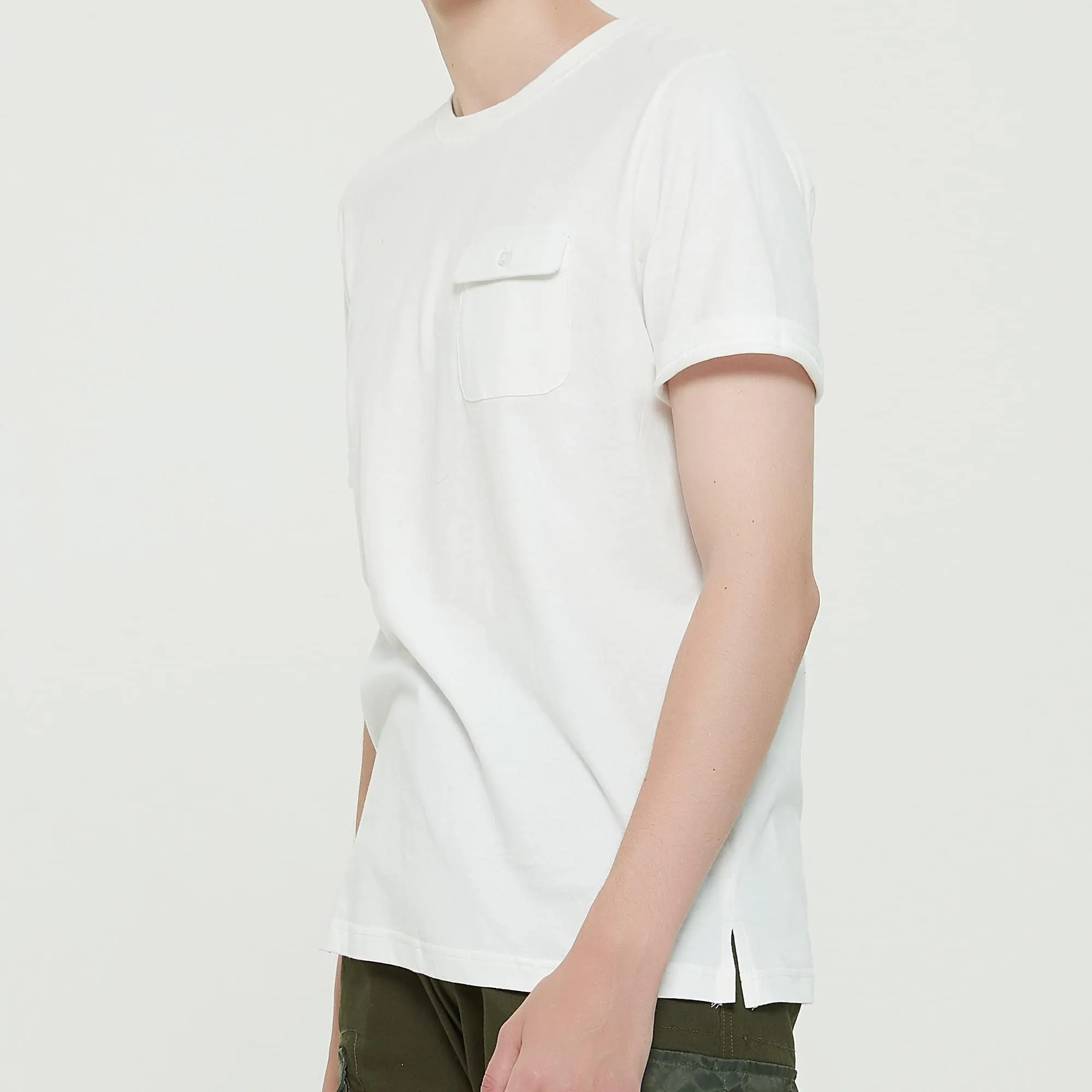 Boysnextdoor Multi Pocket Tee White