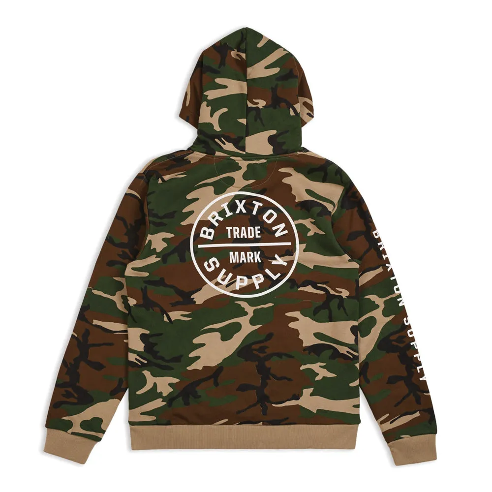 Brixton Oath II Pullover Hoodie Camo