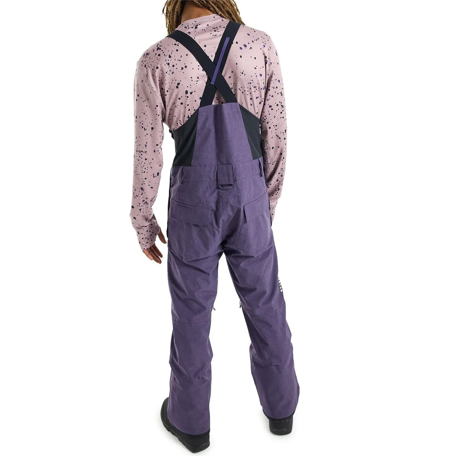 Burton Snowdial Bib Pants in Violet Halo