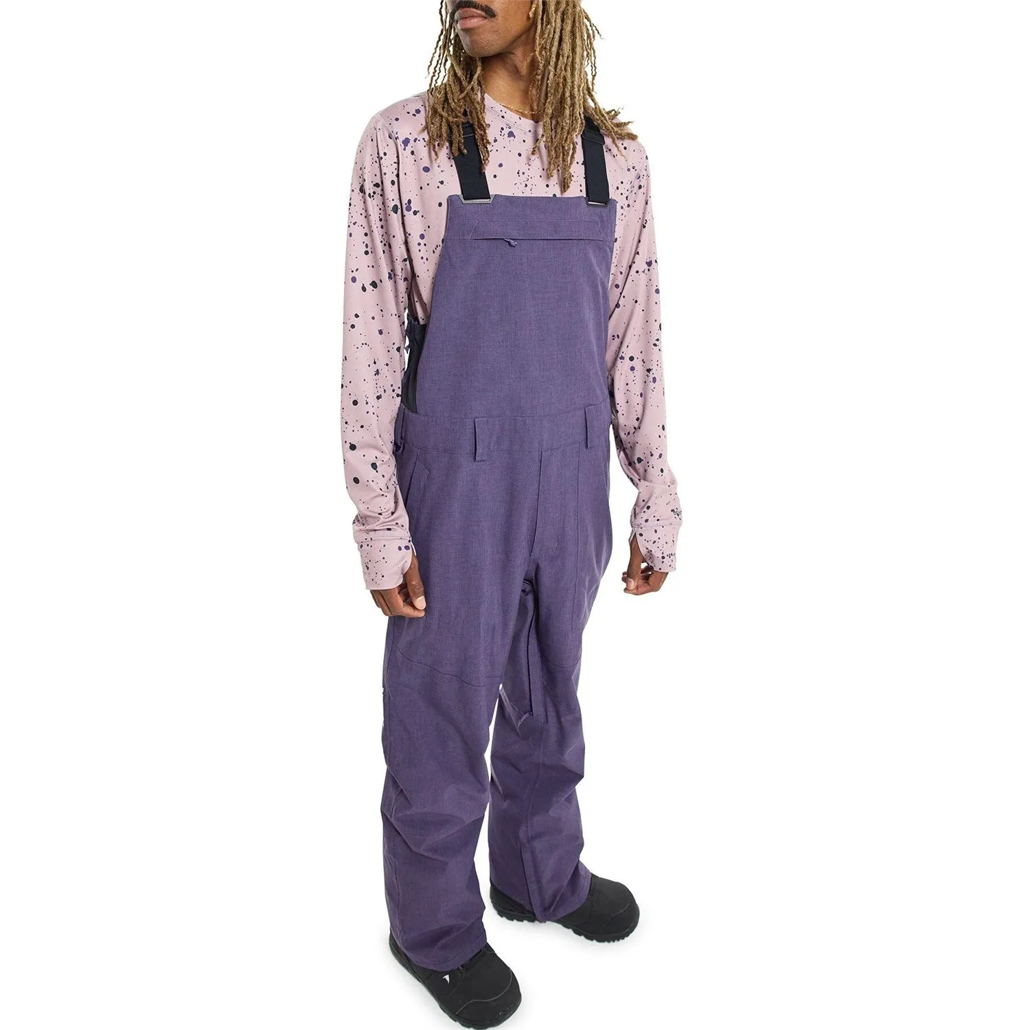 Burton Snowdial Bib Pants in Violet Halo