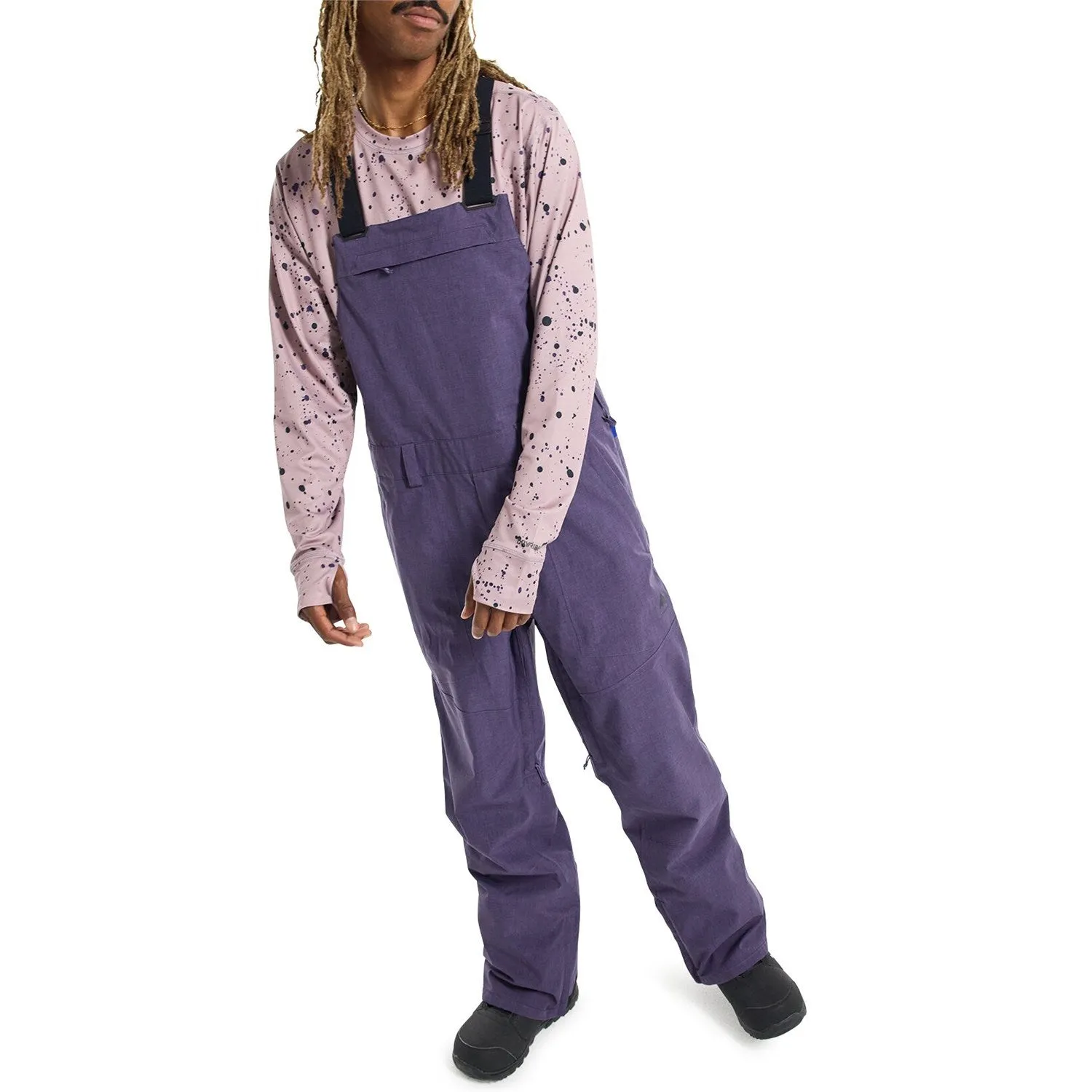 Burton Snowdial Bib Pants in Violet Halo