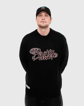 Butter Goods Jive Knit Sweater - Black