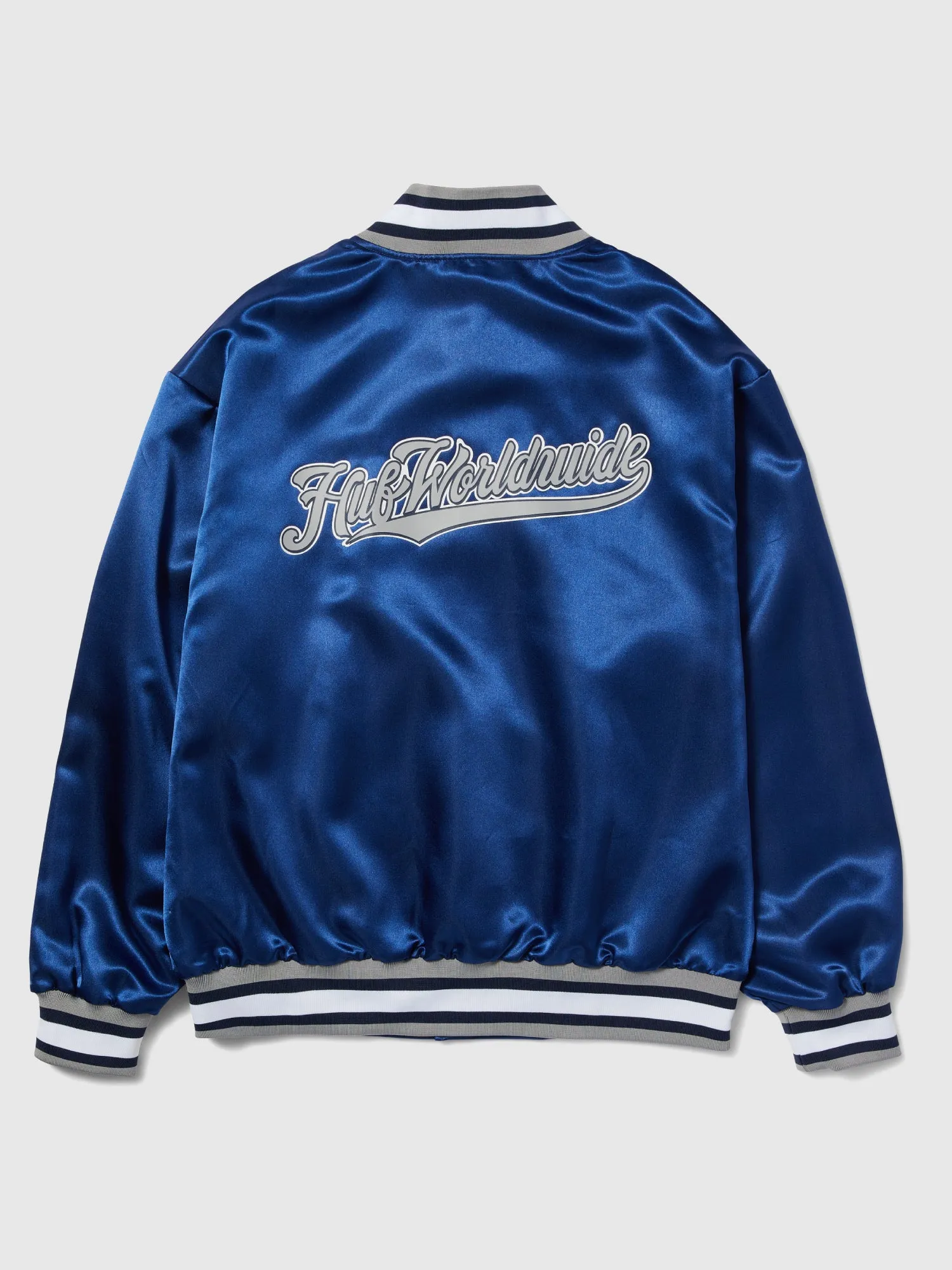 Casaca para Hombre HUF VARSITY CRACKERJACK SATIN BASEBALL JACKET NAVY