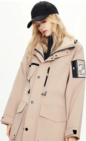 Casual Windbreaker Mid-length Trench Jacket