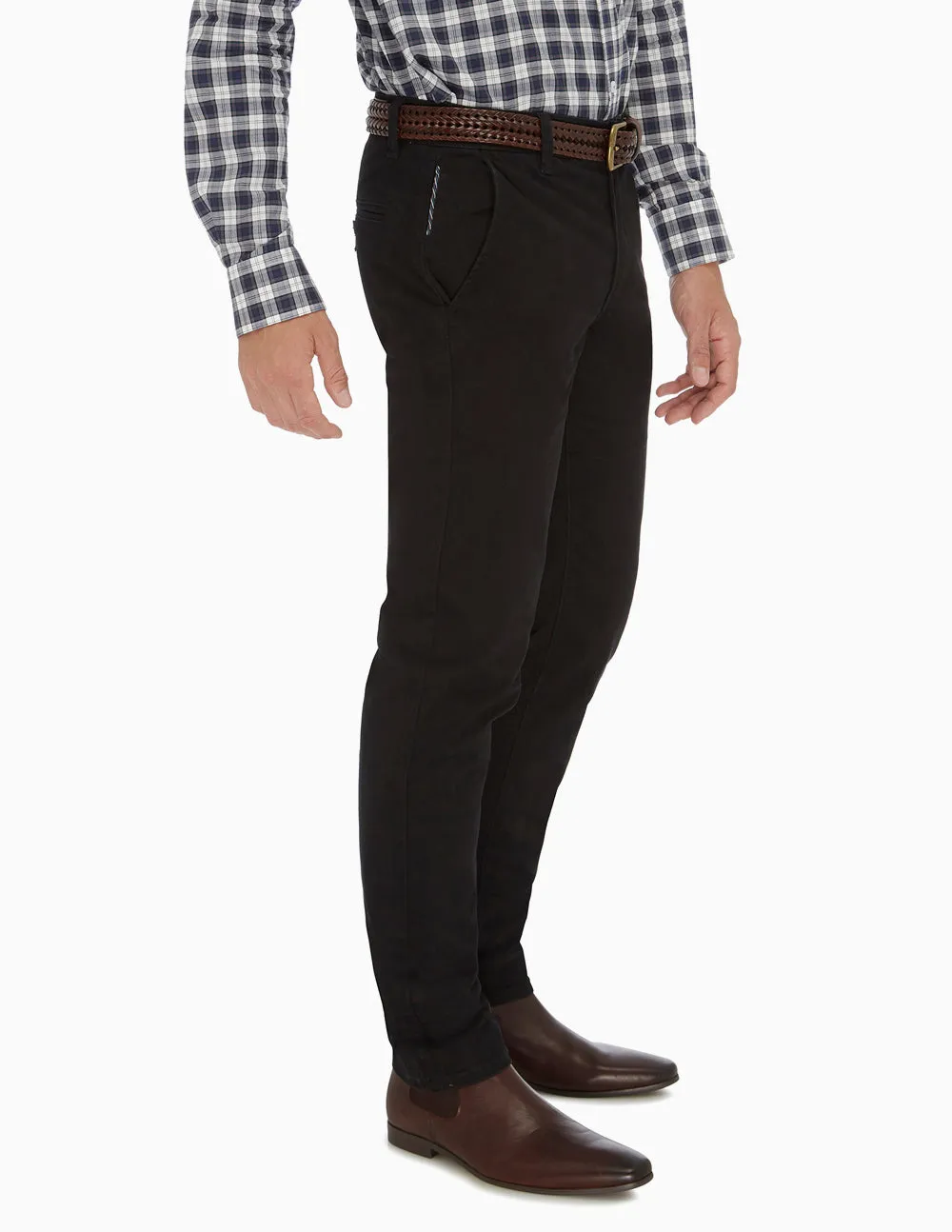 City Club - Hammond Stretch Chino - Black