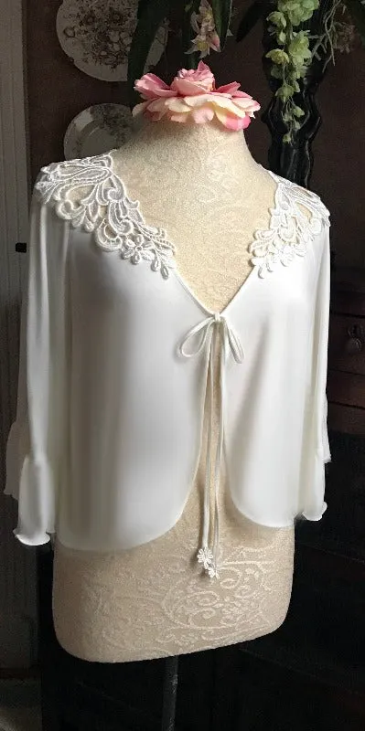 Cotton Bed Jacket ALISSA RENEE TinaEvaRenee Couture