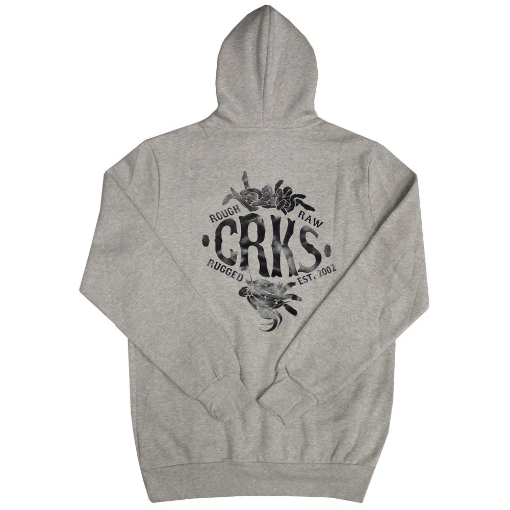 Crooks & Castles Panther Hoodie Heather Grey