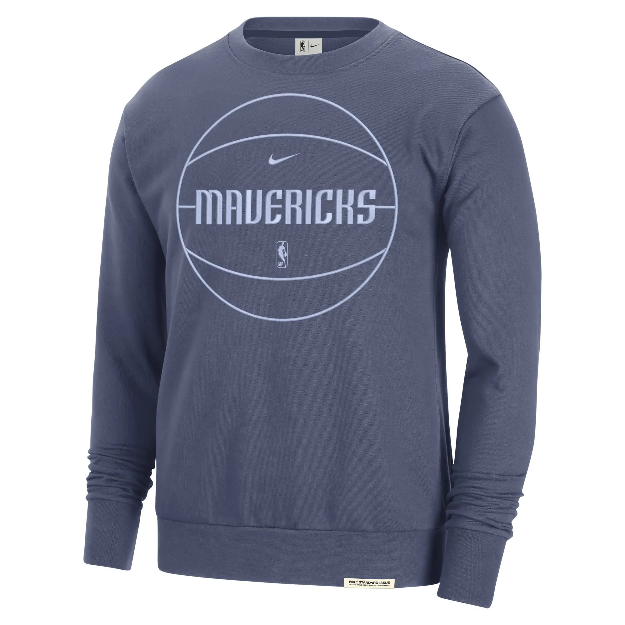 DALLAS MAVERICKS NIKE BLUE SWEATSHIRT