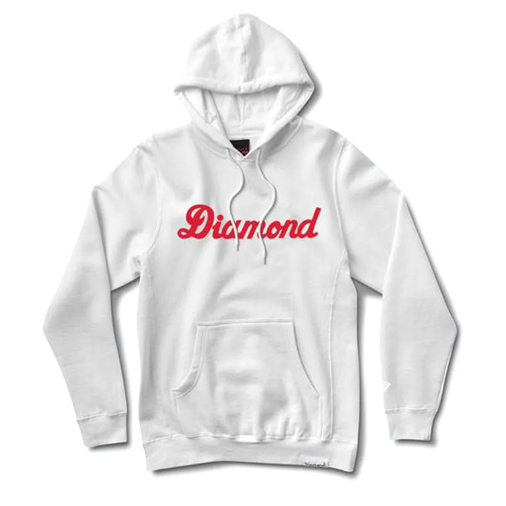 Diamond Supply Co City Script Pullover Hoodie White