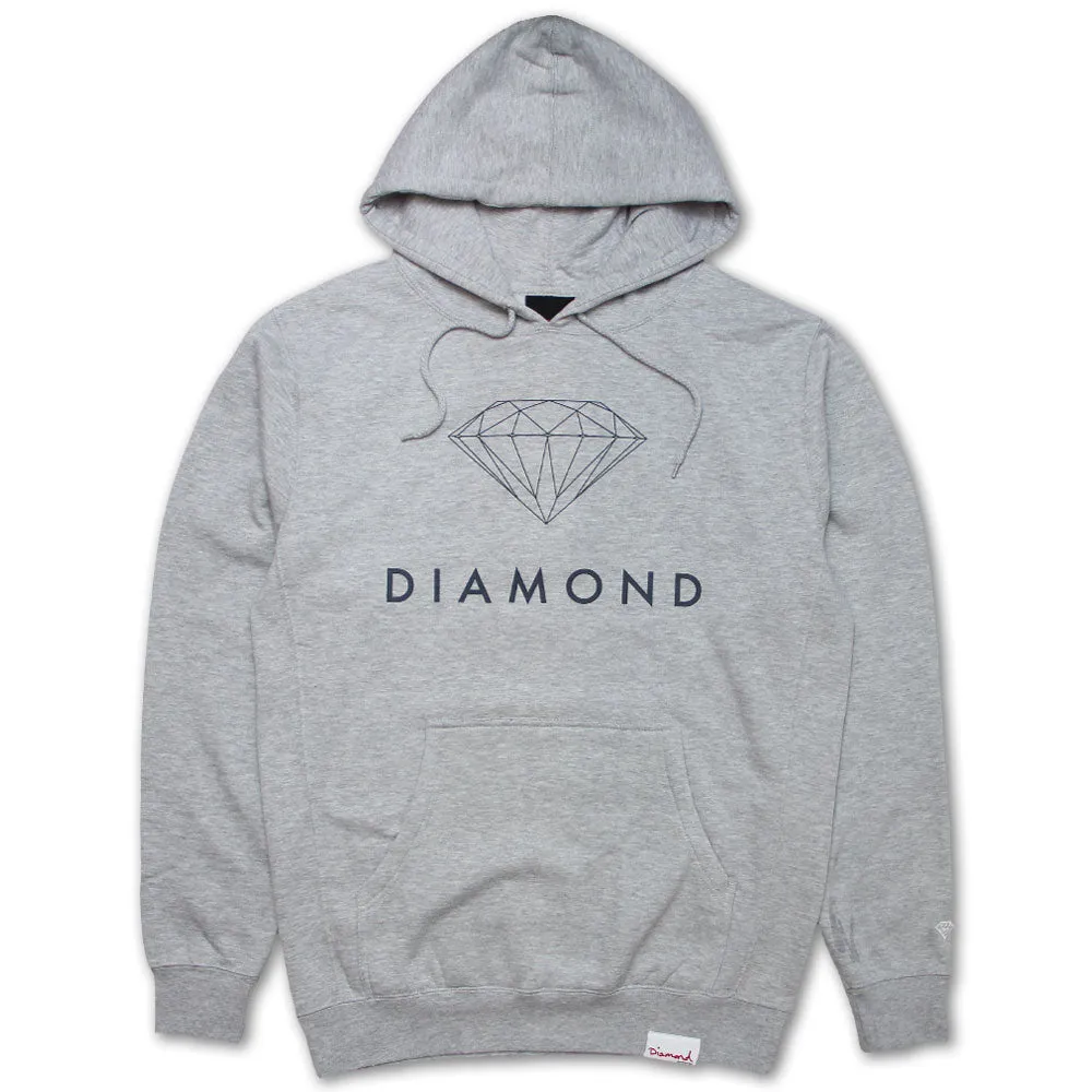 Diamond Supply Co Futura Sign Hoodie Grey