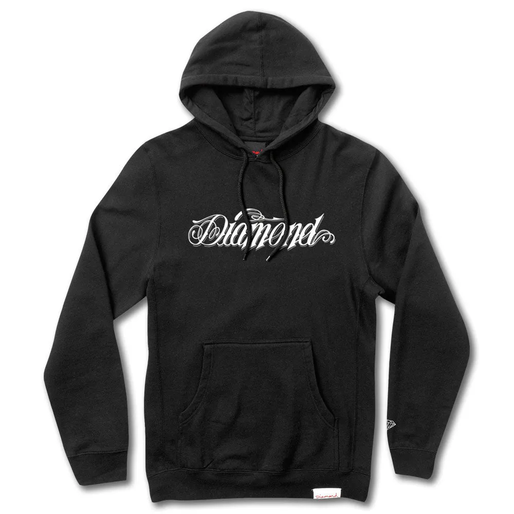 Diamond Supply Co Giant Script Hoodie Black