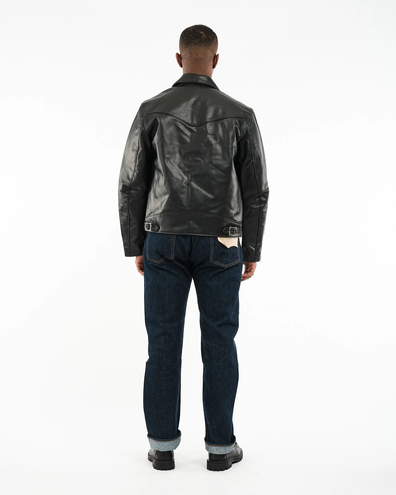 Eddy Rider Leather Jacket Black