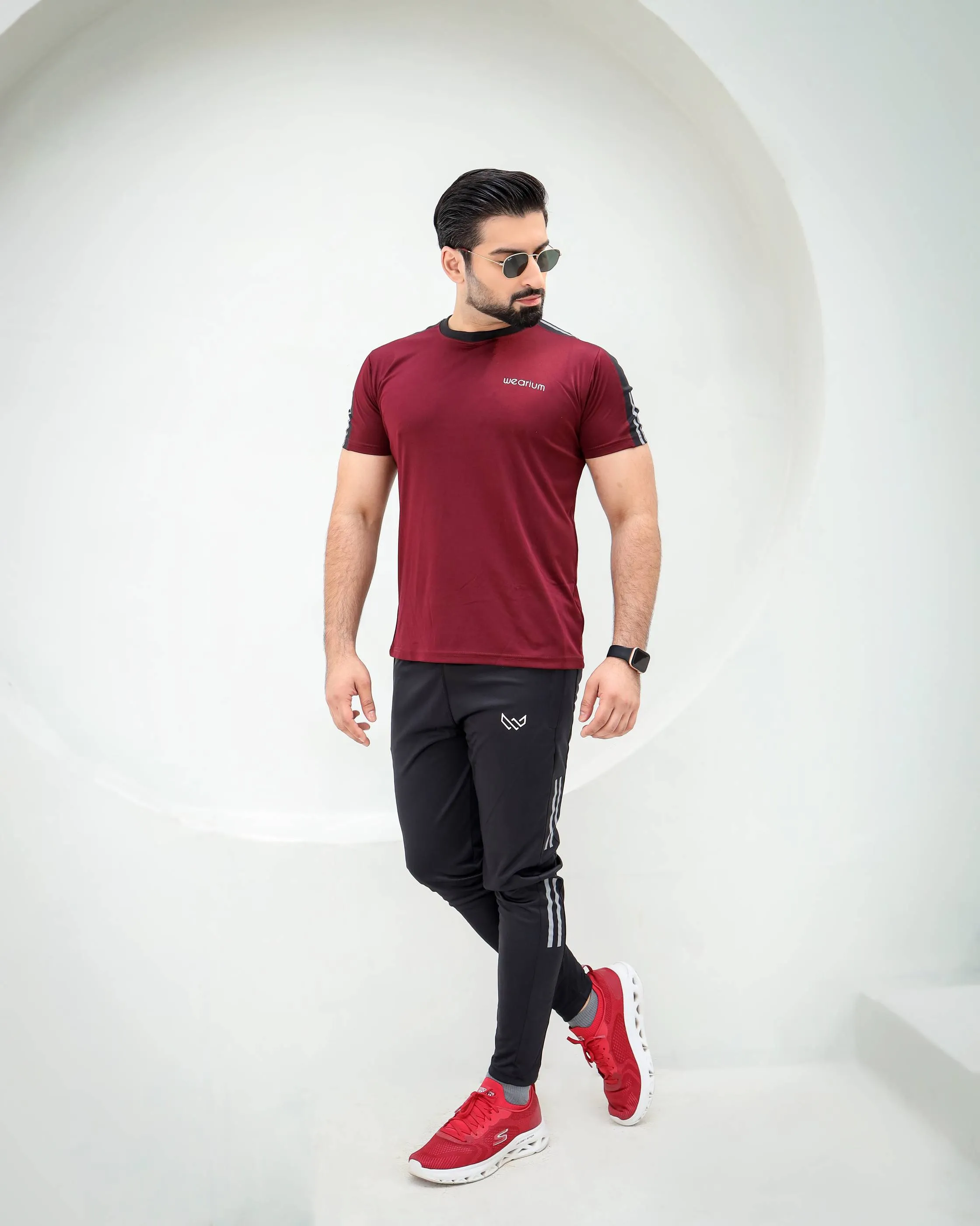 Emporio Burgundy - Dri-Fit Tracksuit