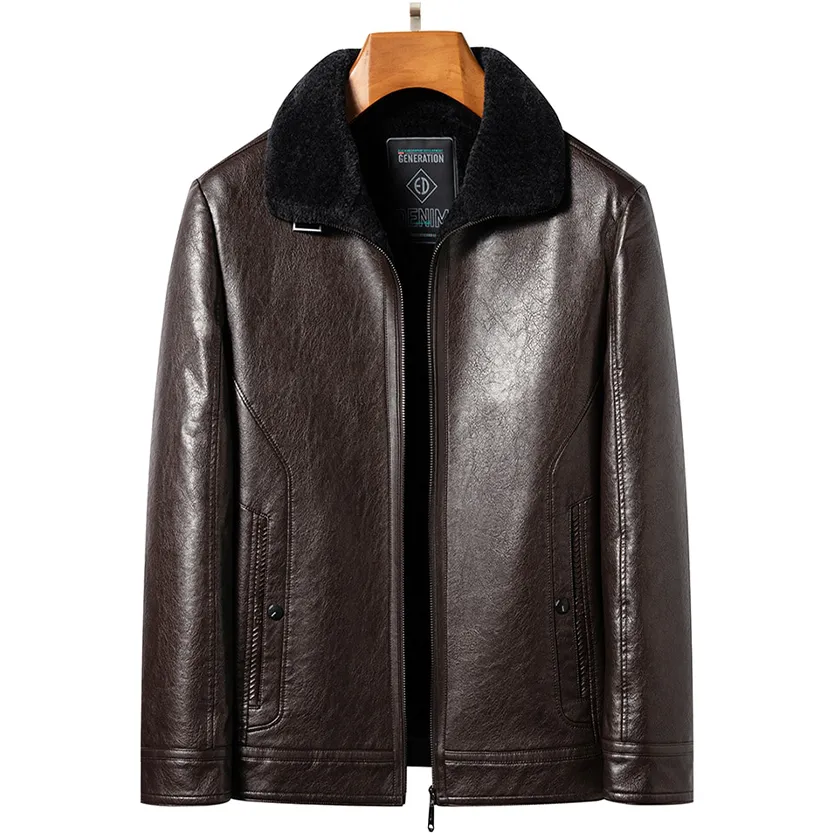 Funki Buys | Jackets | Men's Real Leather Fleece Lined Jackets