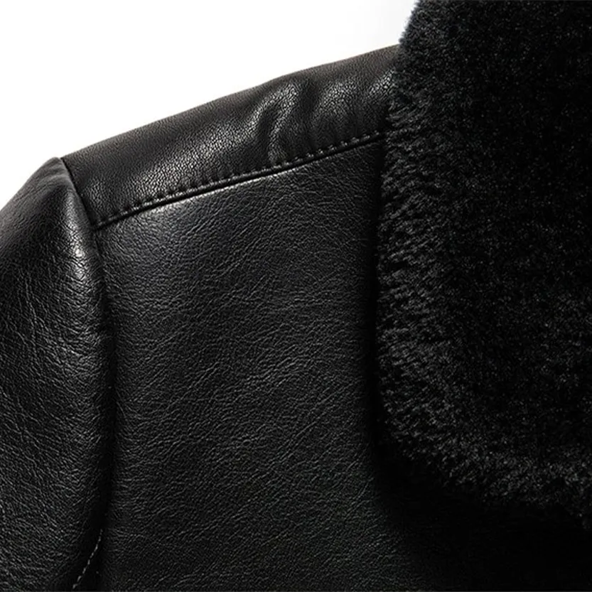 Funki Buys | Jackets | Men's Real Leather Fleece Lined Jackets