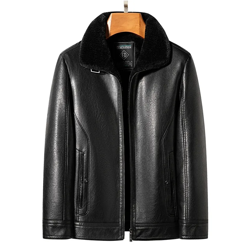 Funki Buys | Jackets | Men's Real Leather Fleece Lined Jackets