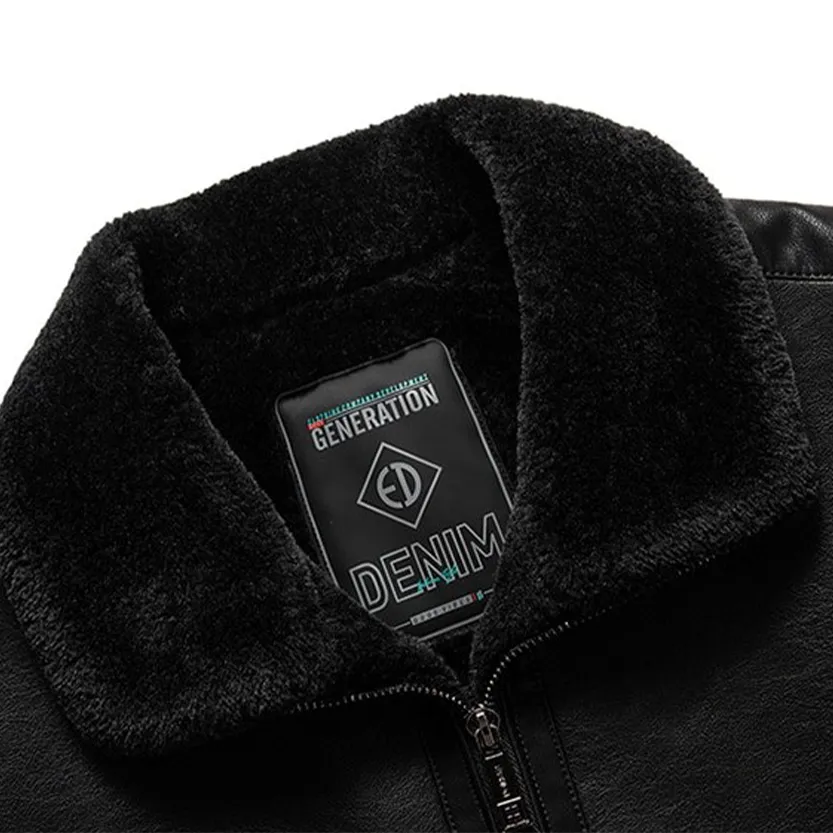 Funki Buys | Jackets | Men's Real Leather Fleece Lined Jackets