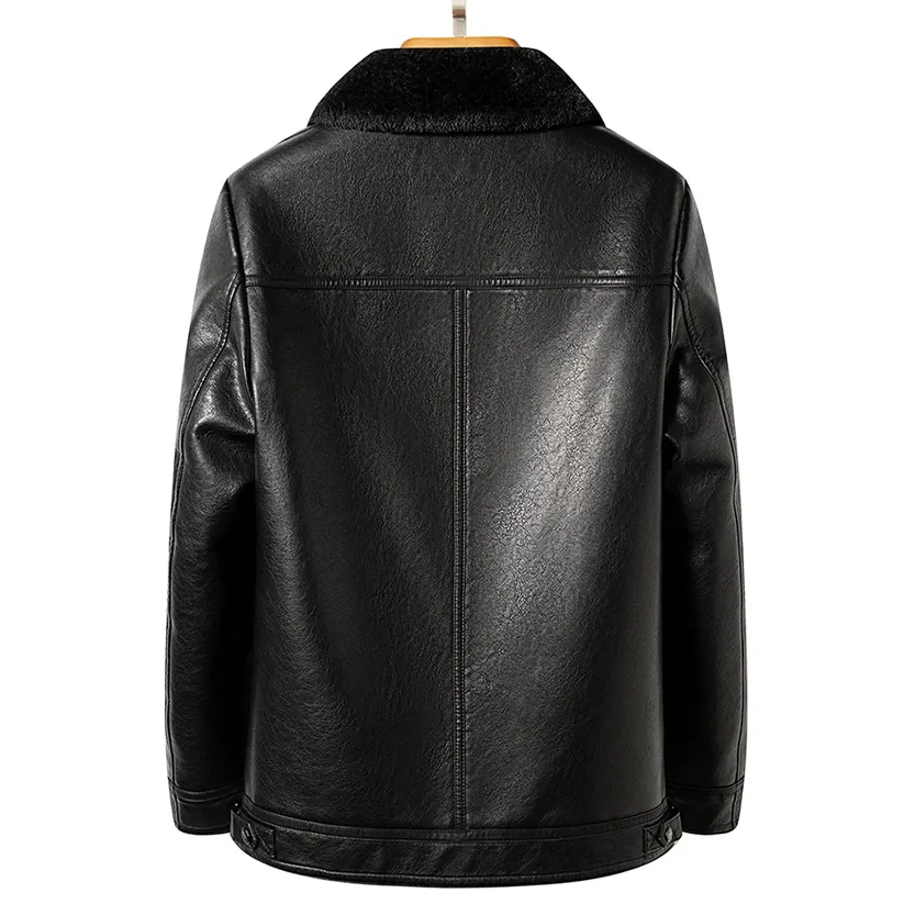 Funki Buys | Jackets | Men's Real Leather Fleece Lined Jackets