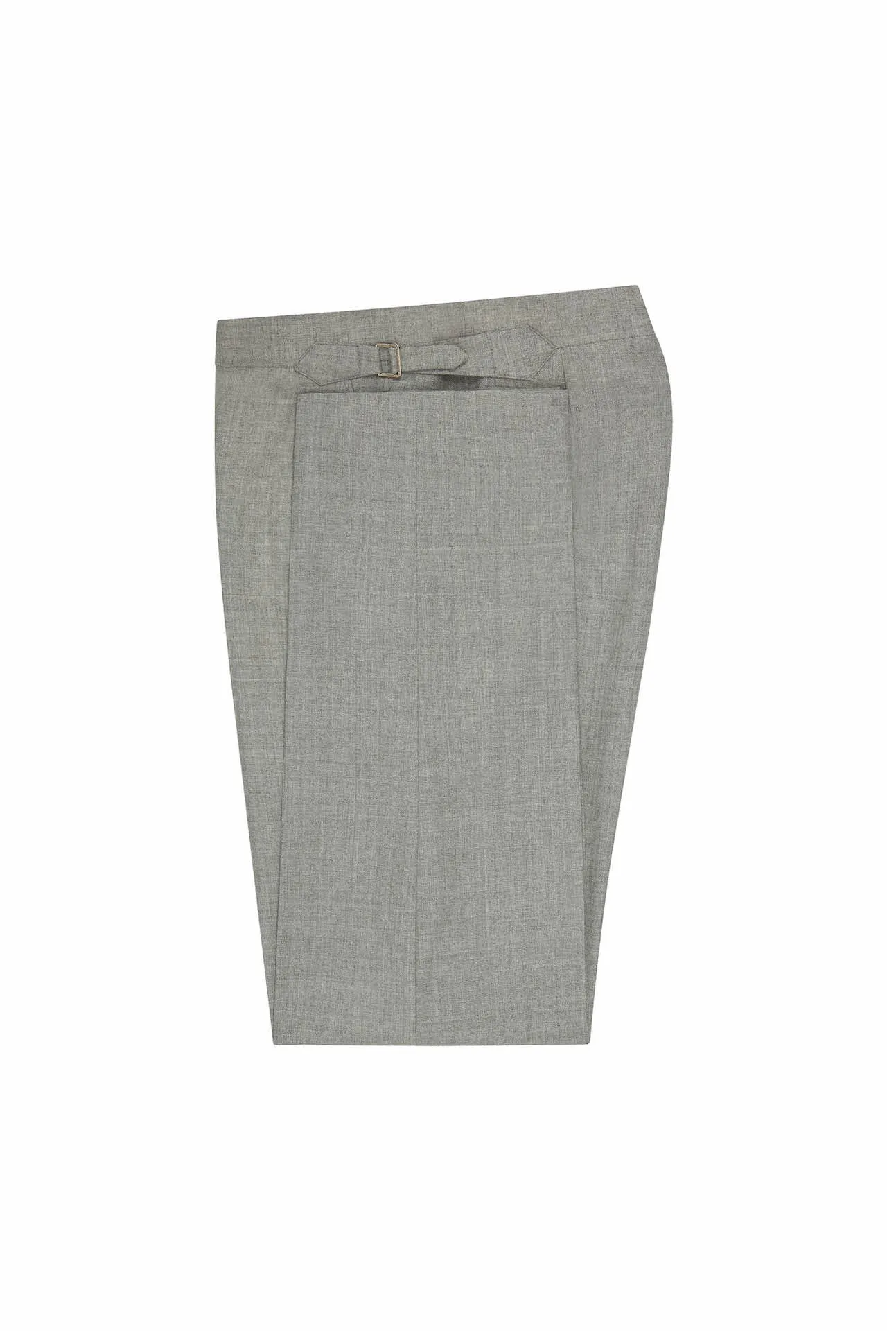 Grey Wool Three-Piece Single Breasted Suit