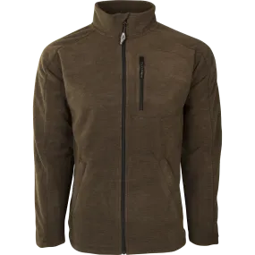 Heathered Windproof Full Zip Jacket