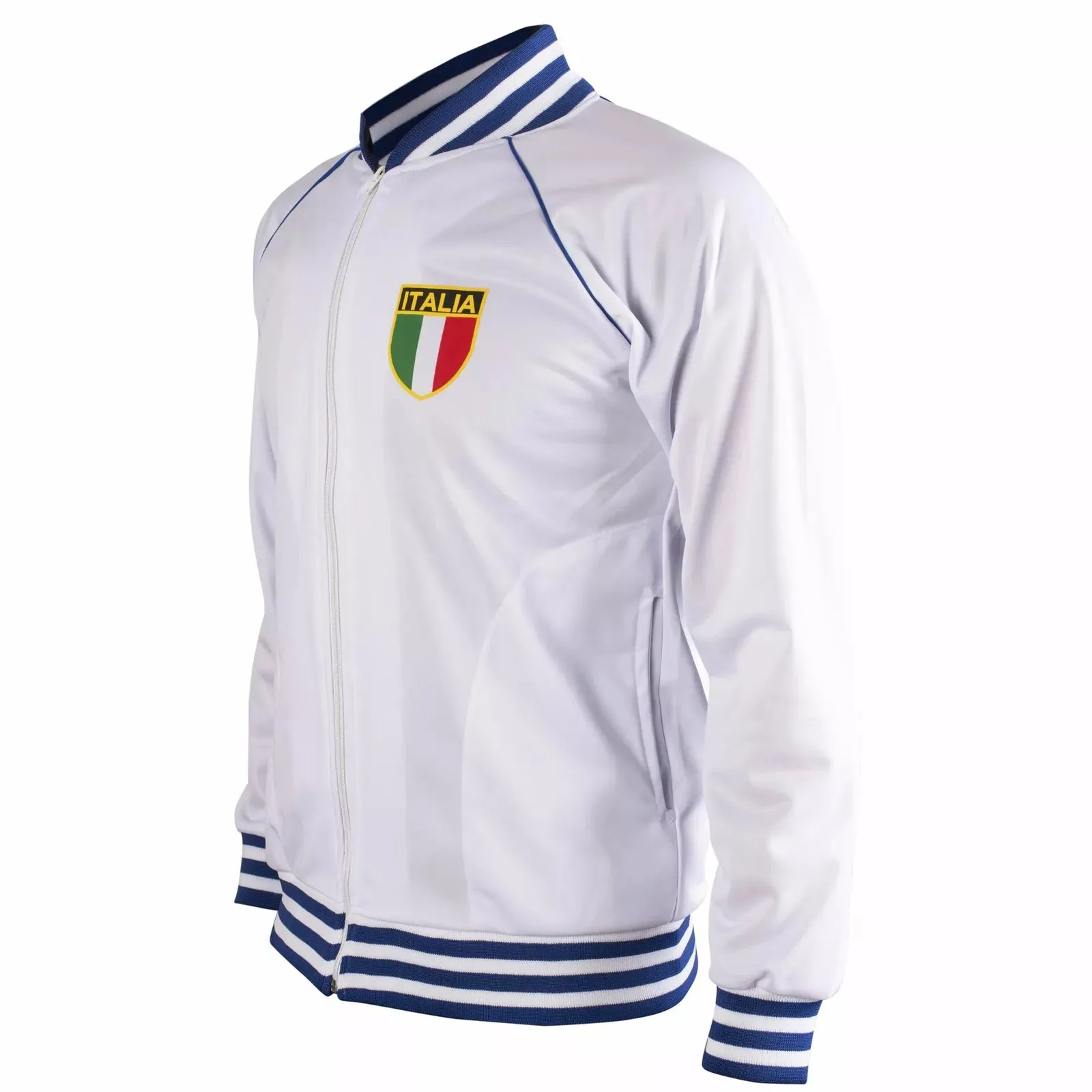 Italy / Italia 1982 Jacket Retro Football Tracksuit Zipped Jacket Men Top