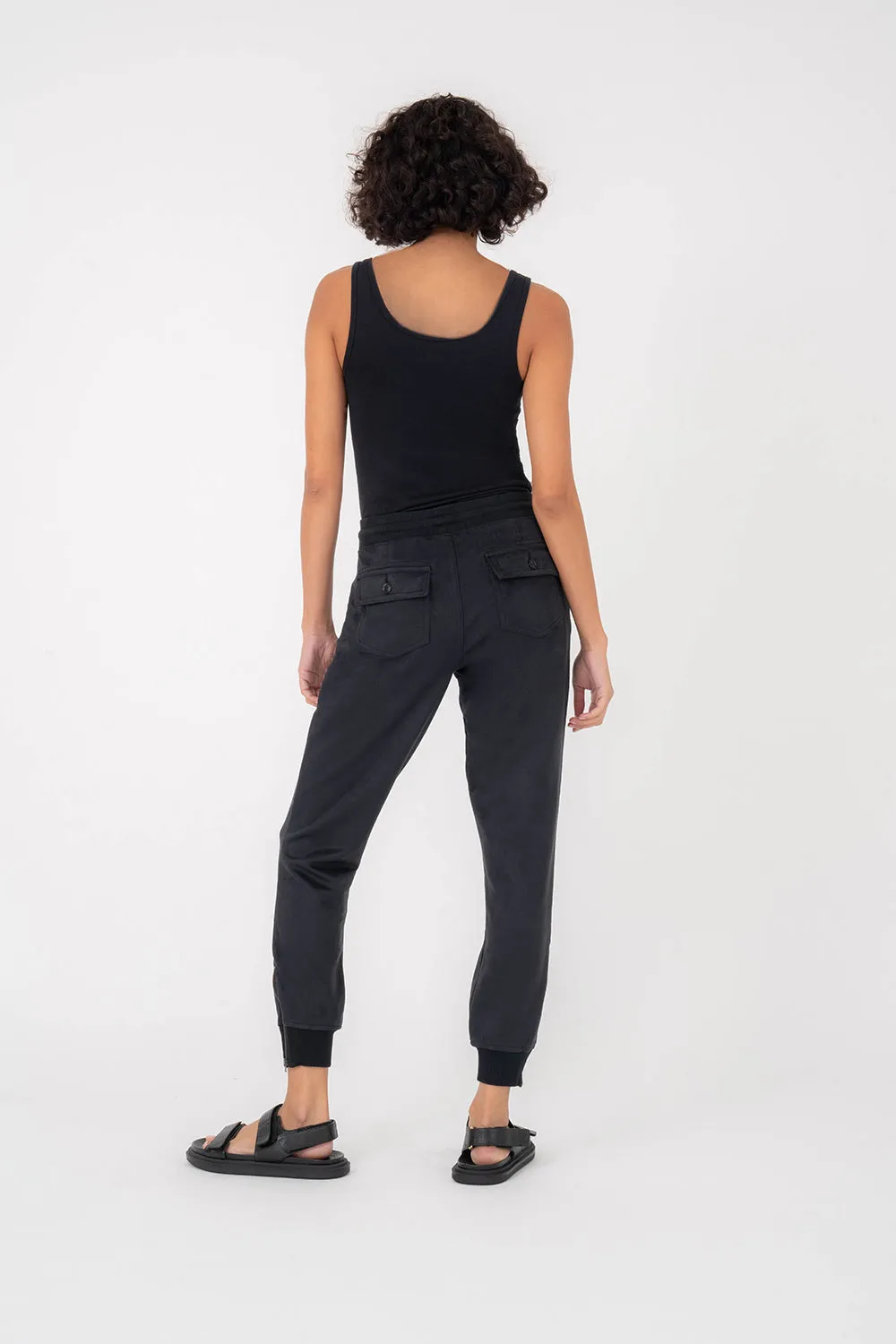 Jenny Vegan Suede Jogger