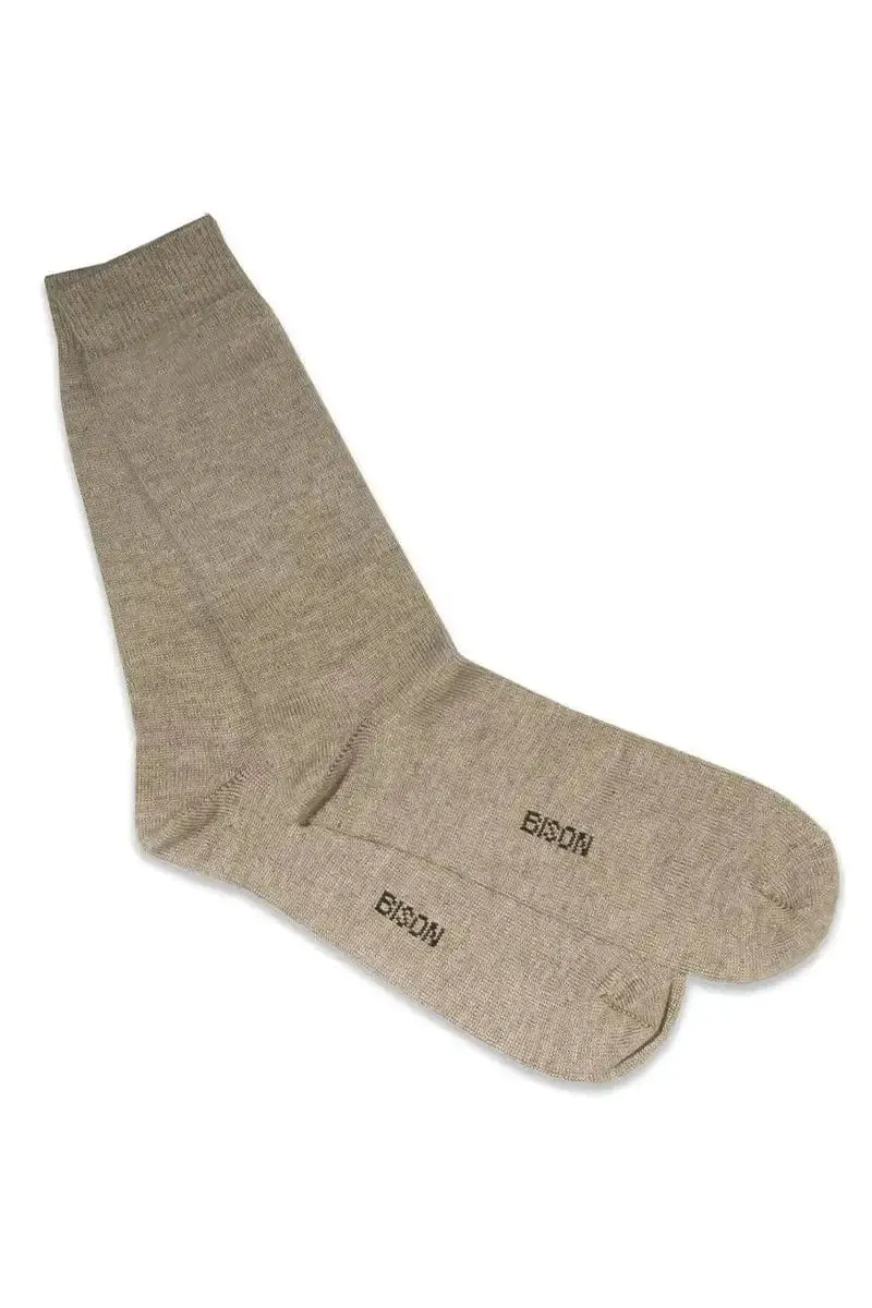 Jersey Man Socks Bison, Merino & Silk