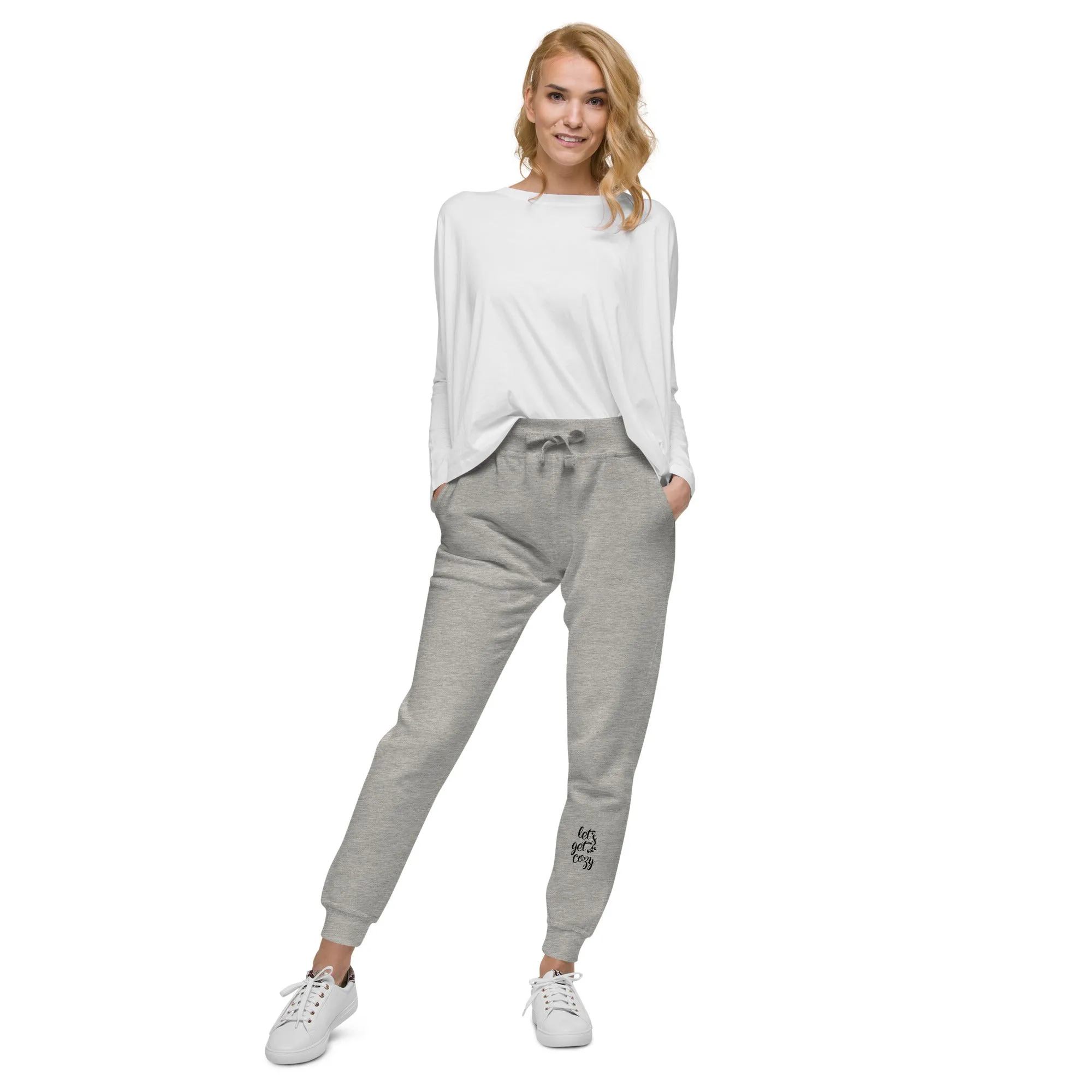 Let's Get Cozy Unisex fleece sweatpants