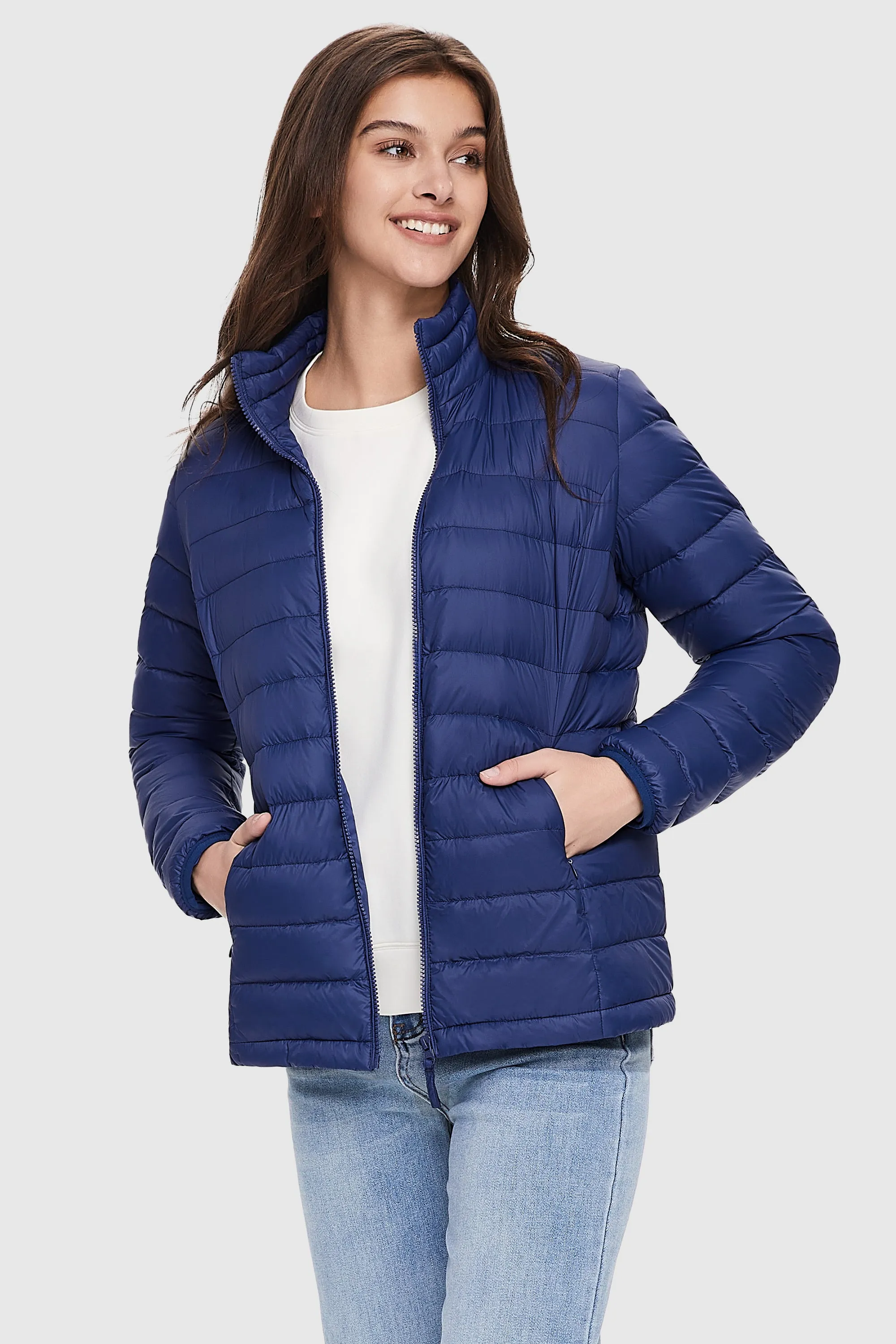 Lightweight Quilted Packable Down Jacket